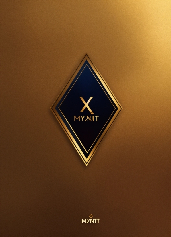 Brown, Gold, Triangle, Font, Electric Blue, Symbol