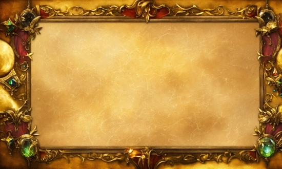 Brown, Rectangle, Picture Frame, Gold, Amber, Material Property
