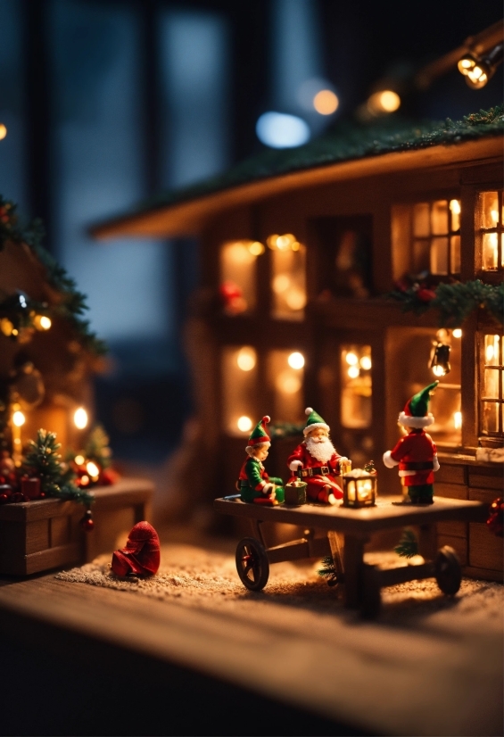 Building, Window, Plant, Christmas Decoration, House, Tire