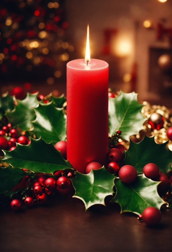 Candle, Christmas Ornament, Light, Wax, Decoration, Christmas Decoration