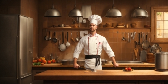 Chefs Uniform, Tableware, Kitchen, Chef, Chief Cook, Countertop