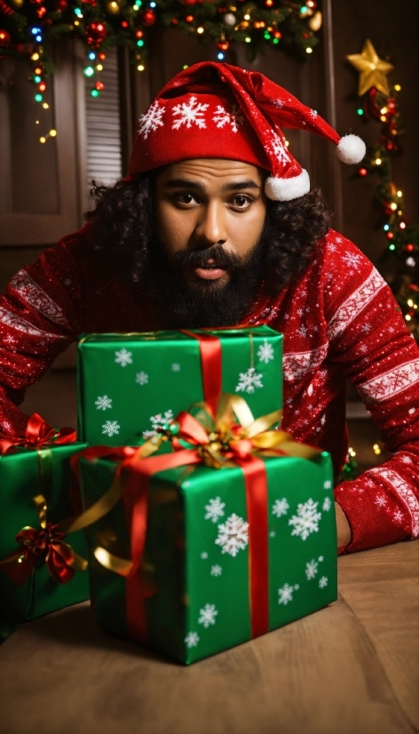 Christmas Ornament, Beard, Holiday Ornament, Tree, Christmas Decoration, Santa Claus