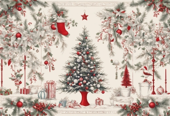 Christmas Ornament, Christmas Tree, Holiday Ornament, Twig, Branch, Rectangle