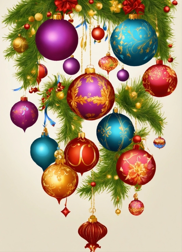 Christmas Ornament, Christmas Tree, Light, Branch, Holiday Ornament, Decoration