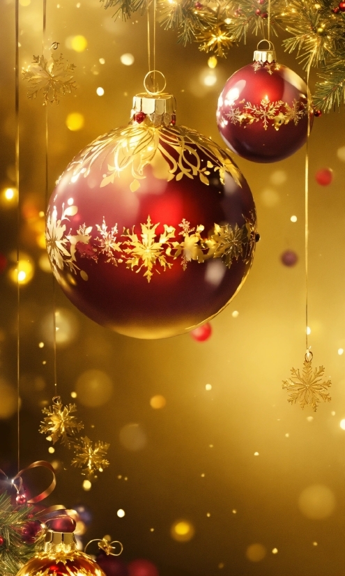 Christmas Ornament, Christmas Tree, Light, Branch, Holiday Ornament, Lighting