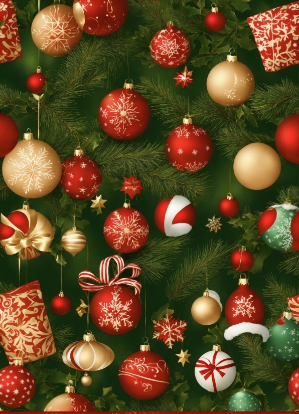 Christmas Ornament, Christmas Tree, Light, Holiday Ornament, Green, Ornament