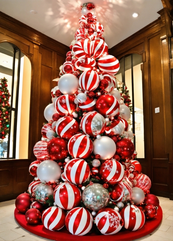Christmas Ornament, Christmas Tree, Light, Holiday Ornament, Window, Branch