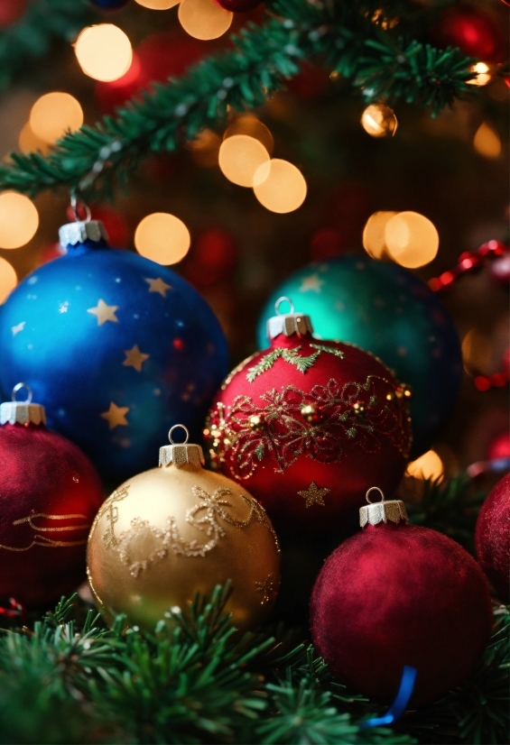 Christmas Ornament, Christmas Tree, Light, Nature, Holiday Ornament, Lighting