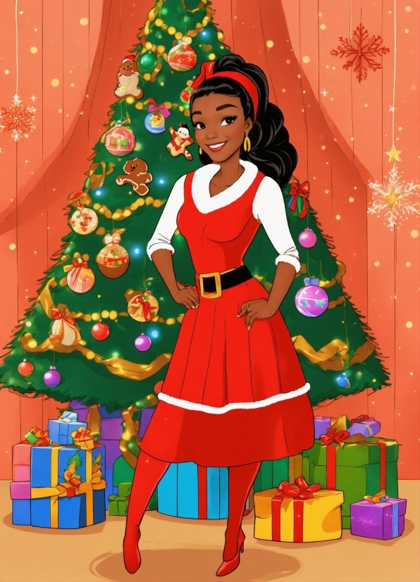 Christmas Ornament, Christmas Tree, Textile, Holiday Ornament, Christmas Decoration, Art