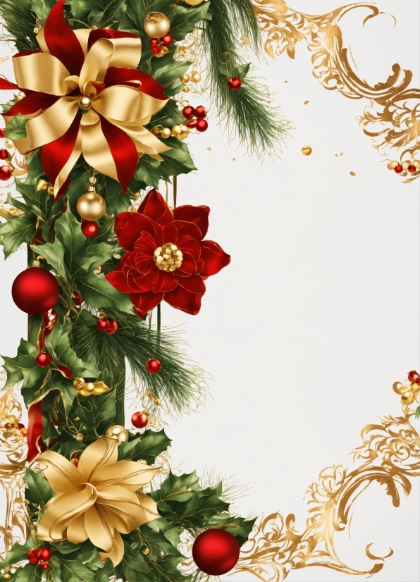 Christmas Ornament, Flower, Leaf, Botany, Branch, Holiday Ornament