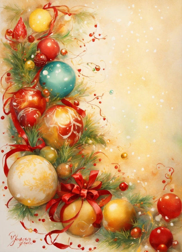 Christmas Ornament, Fruit, Ornament, Holiday Ornament, Art, Christmas Decoration