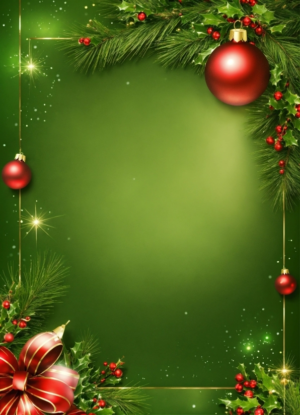 Christmas Ornament, Green, Christmas Tree, Light, Holiday Ornament, Plant