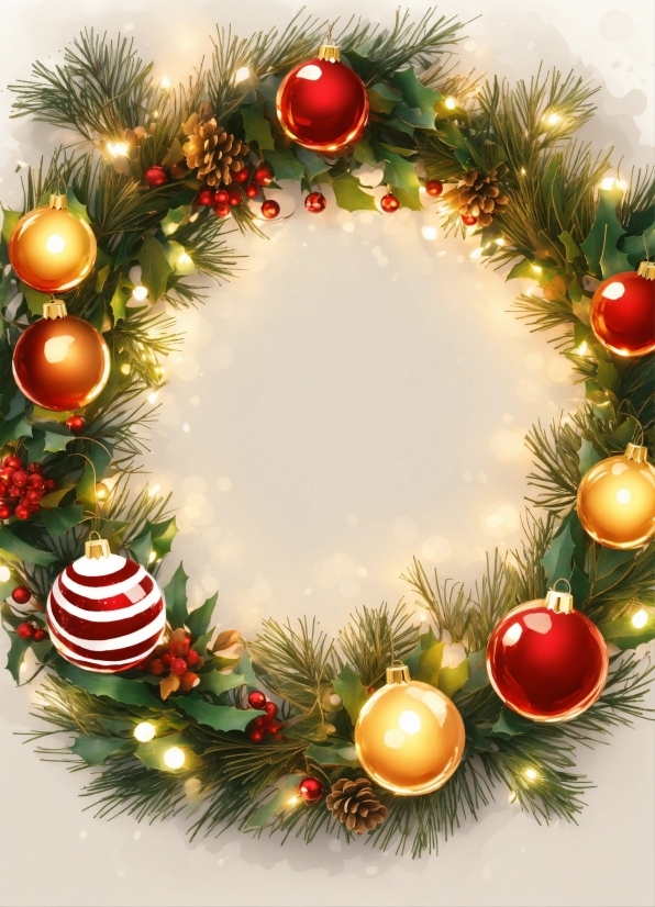 Christmas Ornament, Green, Light, Holiday Ornament, Branch, Christmas Tree