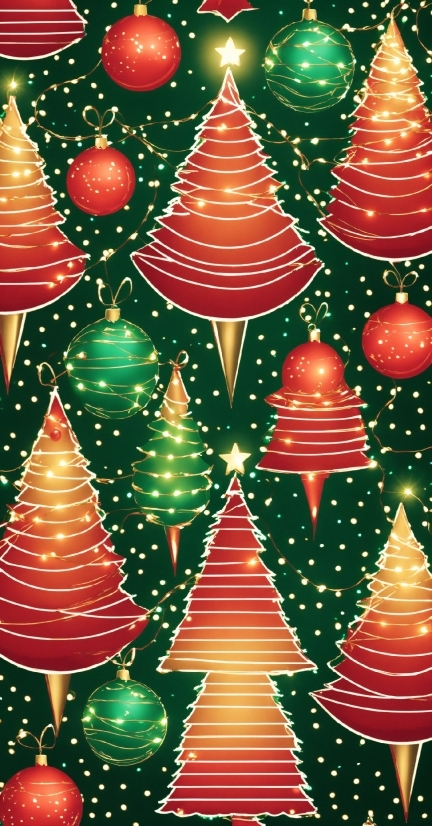 Christmas Ornament, Green, Nature, Holiday Ornament, Christmas Tree, Lighting