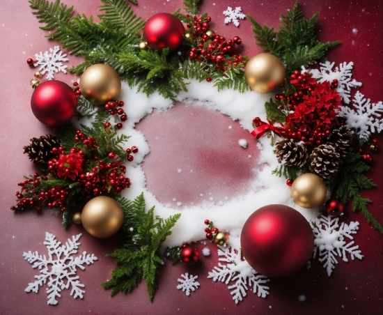 Christmas Ornament, Holiday Ornament, Leaf, Branch, Twig, Ornament