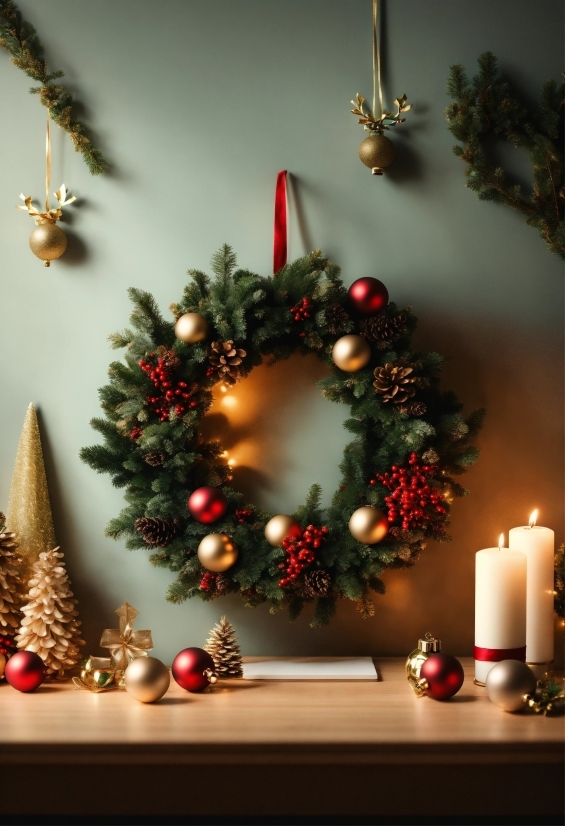 Christmas Ornament, Light, Candle, Lighting, Decoration, Christmas Tree