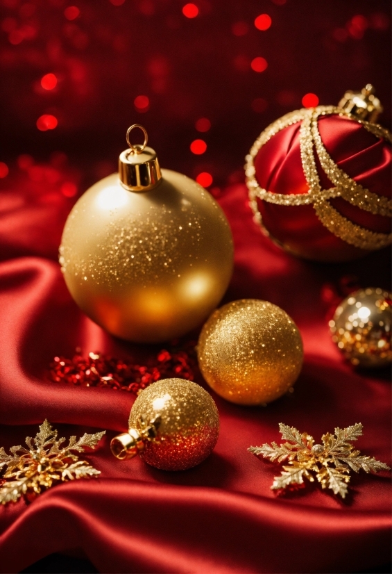 Christmas Ornament, Light, Gold, Holiday Ornament, Ornament, Christmas Decoration
