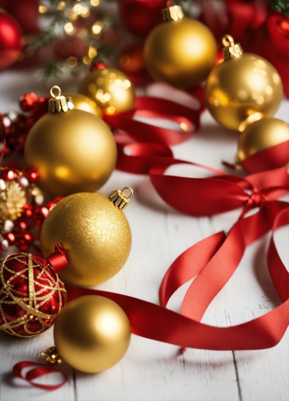 Christmas Ornament, Light, Holiday Ornament, Gold, Ornament, Creative Arts