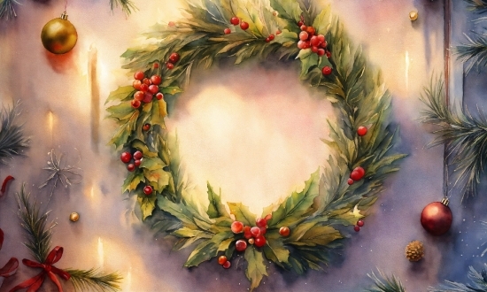 Christmas Ornament, Light, Leaf, Plant, Botany, Holiday Ornament