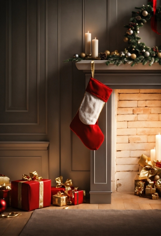 Christmas Ornament, Lighting, Orange, Interior Design, Wood, Ornament