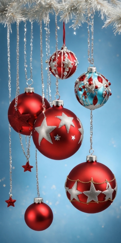 Christmas Ornament, Photograph, White, Blue, Light, Holiday Ornament