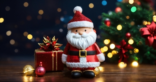 Christmas Ornament, Plant, Light, Christmas Tree, Santa Claus, Toy
