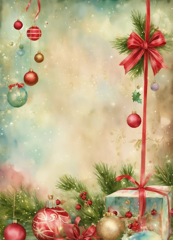 Christmas Ornament, Plant, Light, Nature, Branch, Lighting