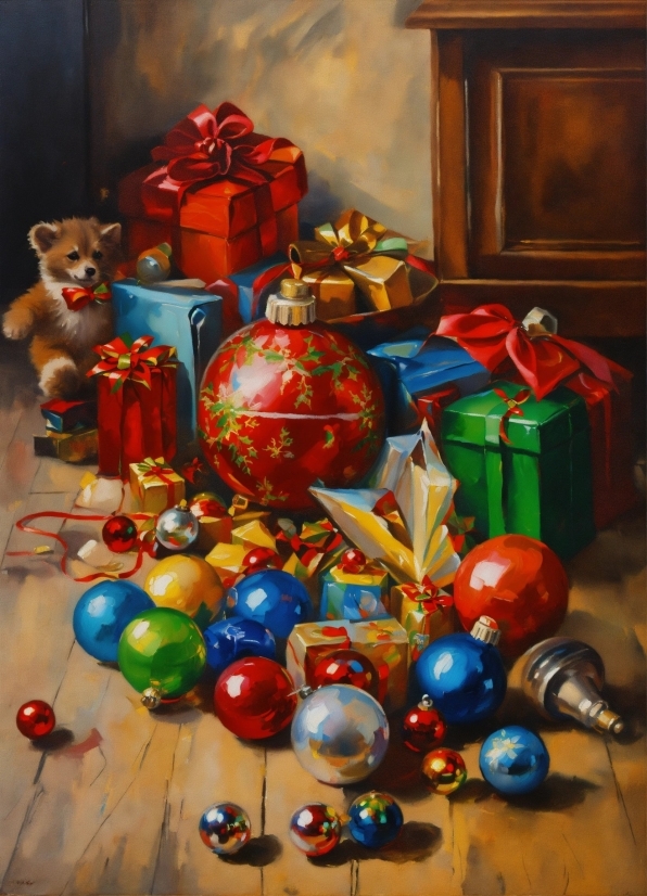 Christmas Ornament, Red, Holiday Ornament, Souvenir, Ornament, Christmas Decoration