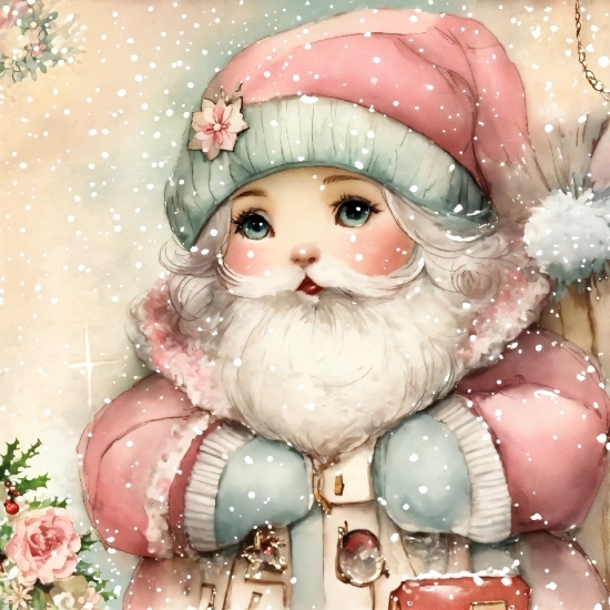 Christmas Ornament, Santa Claus, Ornament, Holiday Ornament, Christmas, Holiday