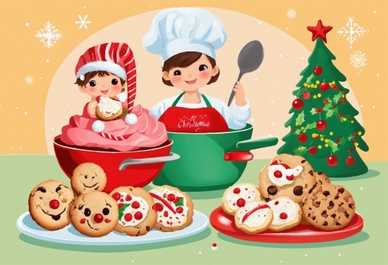 Christmas Ornament, Tableware, Food, Christmas Tree, Holiday Ornament, Christmas Decoration