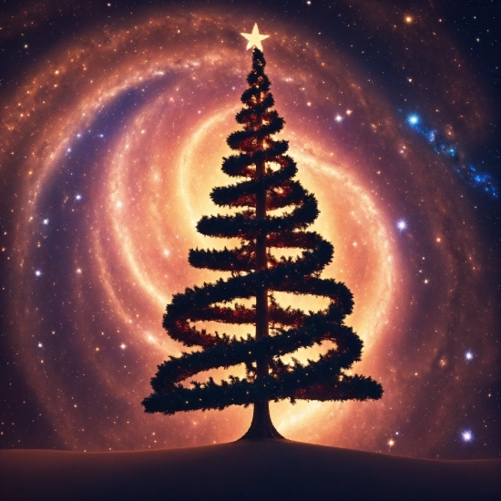 Christmas Tree, Atmosphere, World, Light, Plant, Larch
