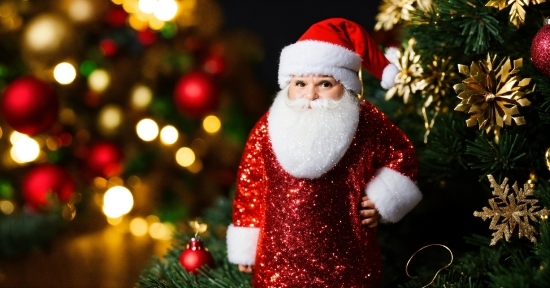 Christmas Tree, Beard, Plant, Human Body, Christmas Ornament, Christmas Decoration