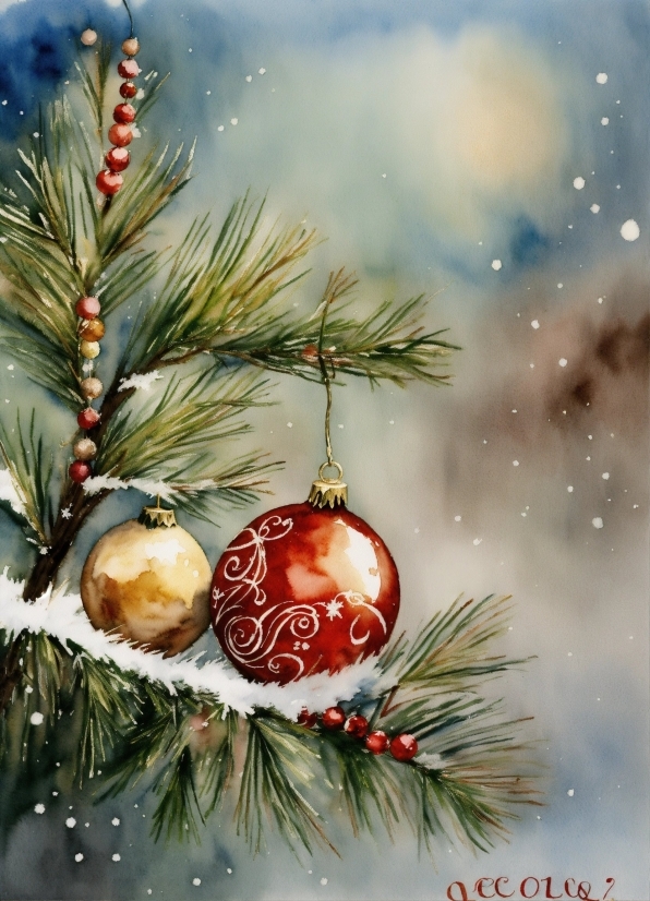Christmas Tree, Branch, Christmas Ornament, Holiday Ornament, Twig, Evergreen