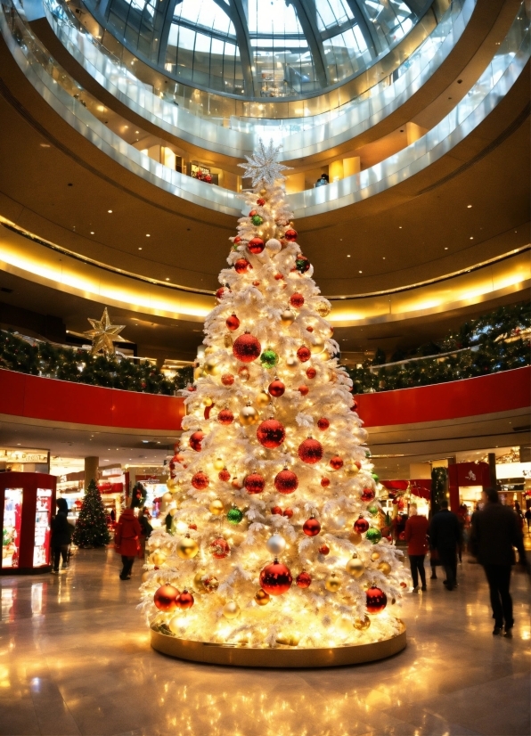 Christmas Tree, Building, Christmas Ornament, World, Interior Design, Architecture