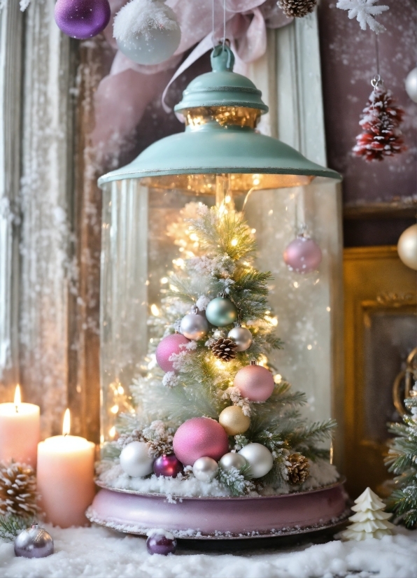 Christmas Tree, Candle, White, Light, Christmas Ornament, Lighting