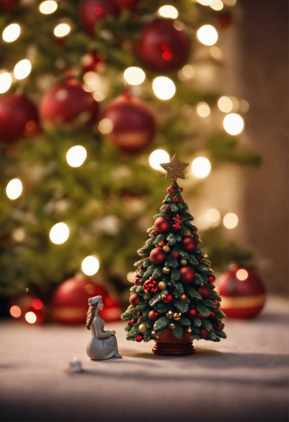 Christmas Tree, Christmas Ornament, Christmas Decoration, Holiday Ornament, Evergreen, Woody Plant