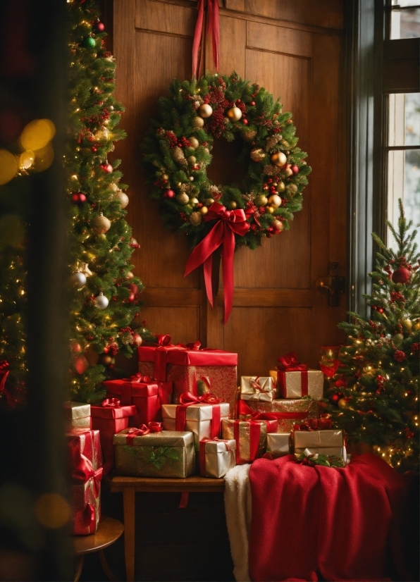 Christmas Tree, Christmas Ornament, Decoration, Light, Plant, Holiday Ornament