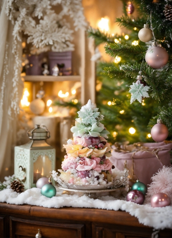 Christmas Tree, Christmas Ornament, Decoration, Plant, Lighting, Christmas Decoration