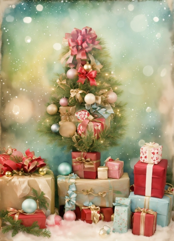 Christmas Tree, Christmas Ornament, Green, Decoration, Plant, Branch