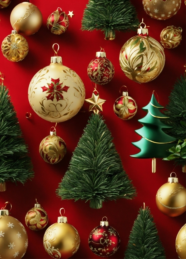 Christmas Tree, Christmas Ornament, Green, Holiday Ornament, Branch, Ornament