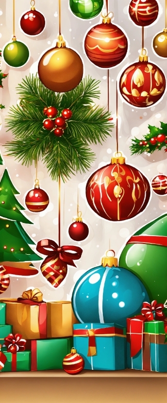 Christmas Tree, Christmas Ornament, Green, Holiday Ornament, Branch, Tree