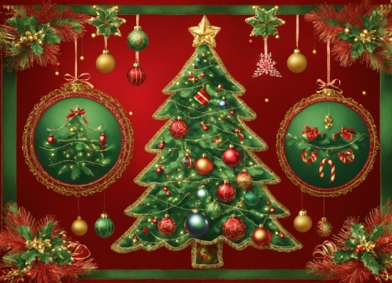 Christmas Tree, Christmas Ornament, Green, Leaf, Holiday Ornament, Tree
