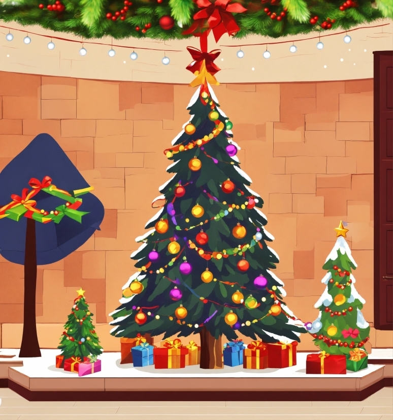 Christmas Tree, Christmas Ornament, Green, Light, Holiday Ornament, Plant