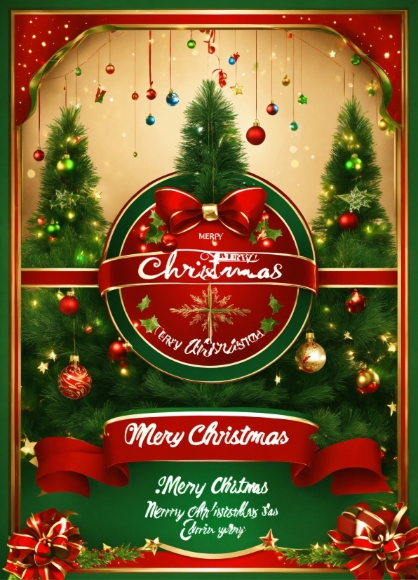 Christmas Tree, Christmas Ornament, Green, Light, Holiday Ornament, Rectangle