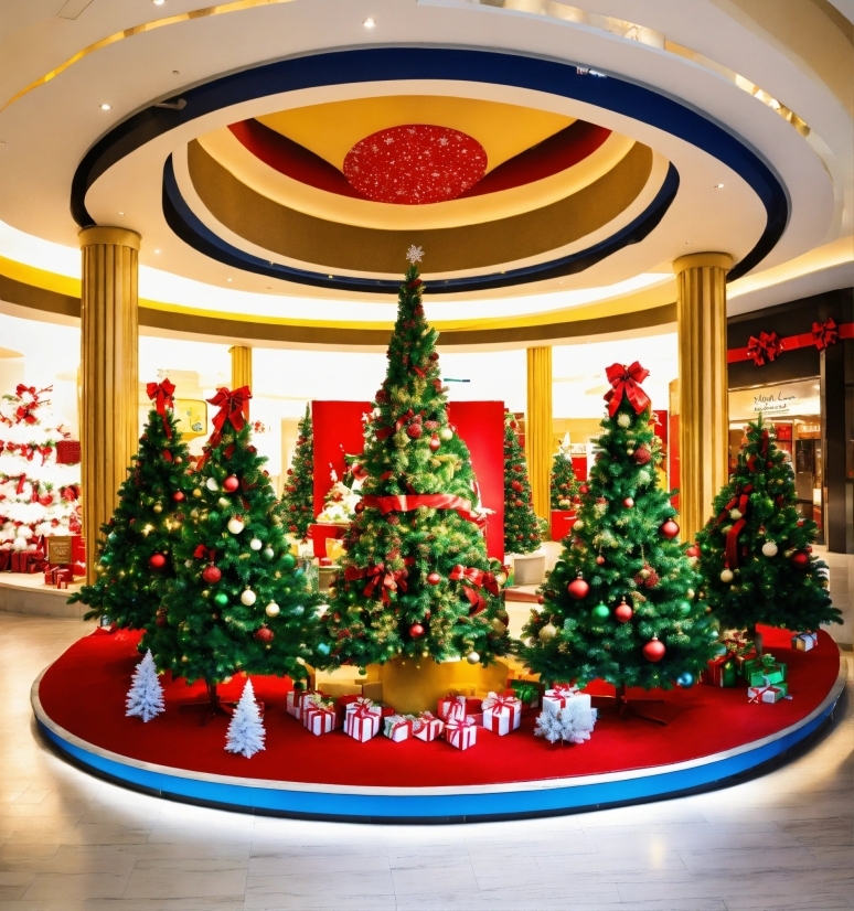 Christmas Tree, Christmas Ornament, Green, Plant, Holiday Ornament, Decoration