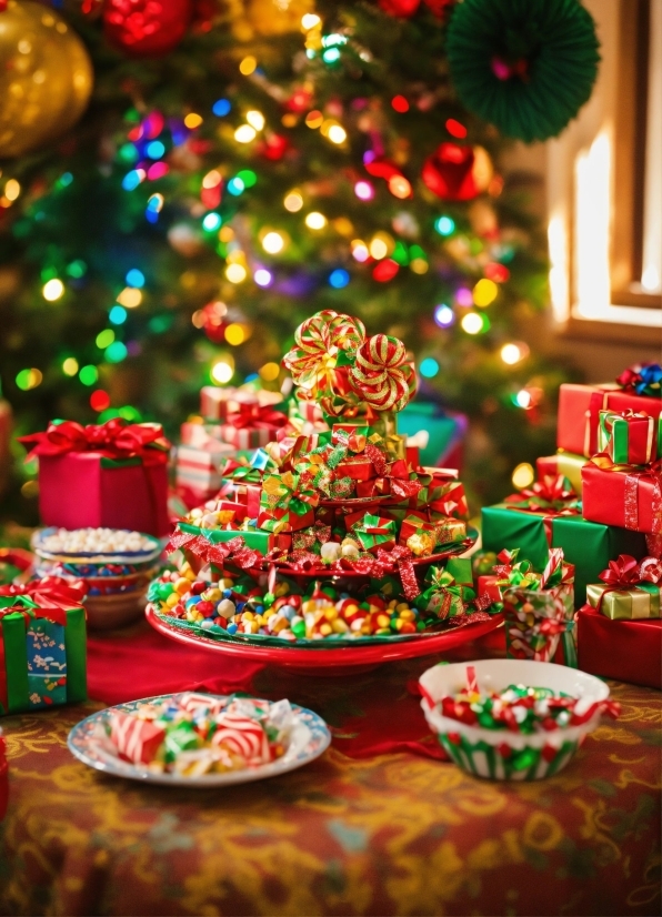 Christmas Tree, Christmas Ornament, Green, Tableware, Dishware, Holiday Ornament