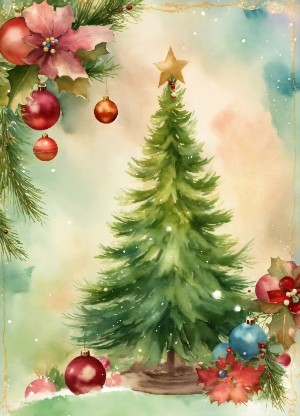 Christmas Tree, Christmas Ornament, Holiday Ornament, Branch, Christmas Decoration, Plant