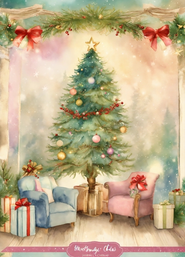 Christmas Tree, Christmas Ornament, Holiday Ornament, Branch, Decoration, Interior Design