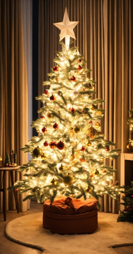 Christmas Tree, Christmas Ornament, Holiday Ornament, Branch, Interior Design, Plant