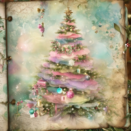 Christmas Tree, Christmas Ornament, Holiday Ornament, Branch, Plant, Purple